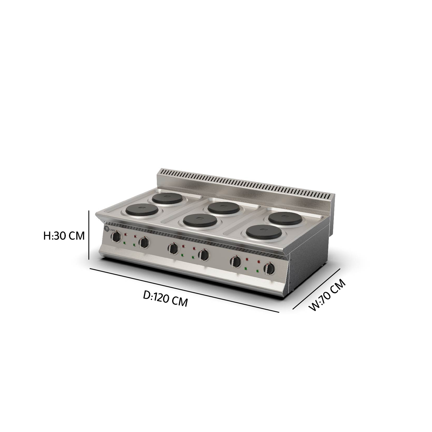 Electric Cooker With 6 Hot Plates