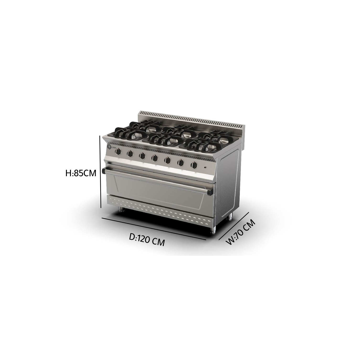 6 Gas Maxi Oven