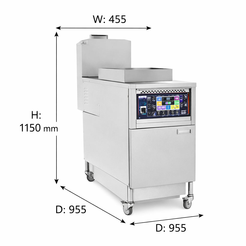 OPEN FRYER WITH GAS