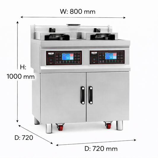OPEN FRYER WITH GAS