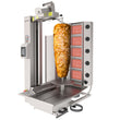 Gas Automatic Doner Kebab Grill - 5 Burner - up to 120kg - 13.3kW - Countertop - incl. 1 skewer & drip tray