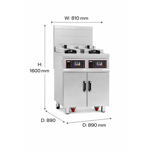 ELECTRIC OPEN FRYER WITH LIFT