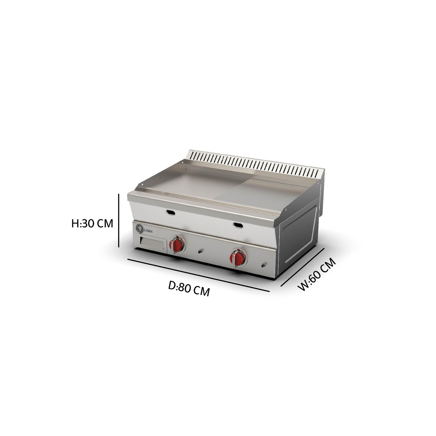 Gas Grill Smooth Plate
