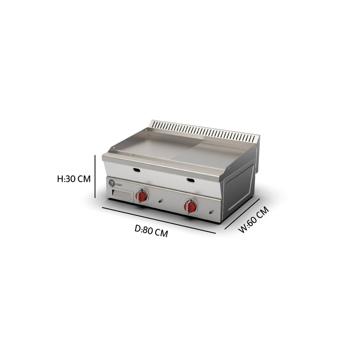 Gas Grill Smooth Plate