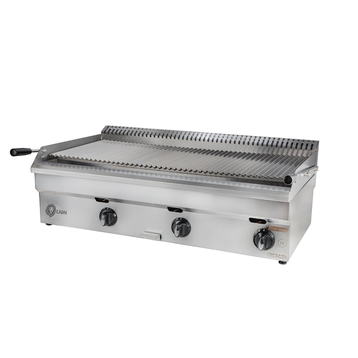 Class Serie 100 cm Lava Stone Grill with Gas CE