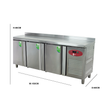 2 Door Counter Type Freezer (-18)