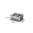 Electrical Cooker 4 Circle Plates