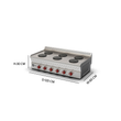 Electrical Cooker 6 Circle Plates