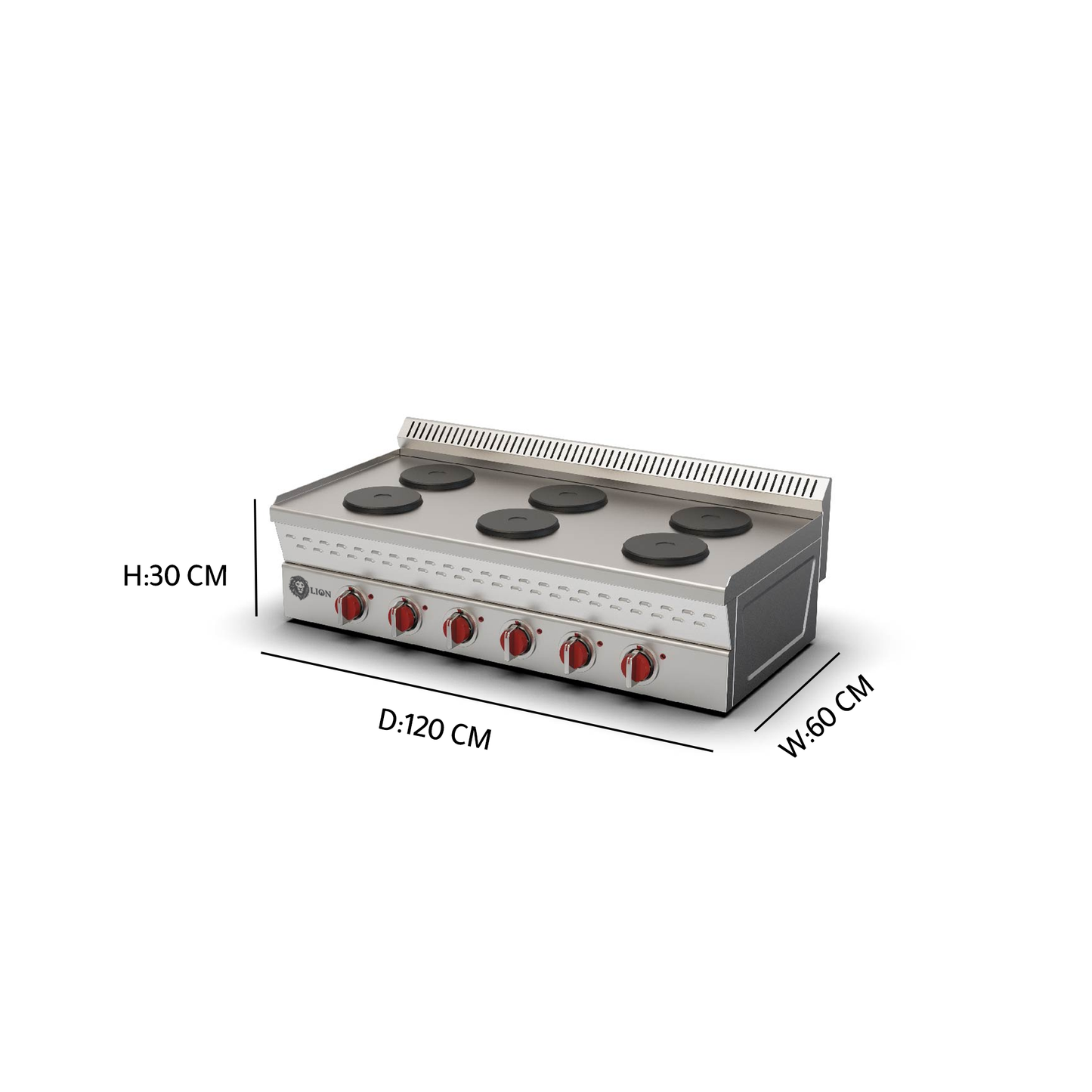 Electrical Cooker 6 Circle Plates