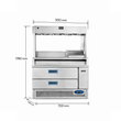 FRENCH FRIES WARMER w/FREEZER