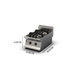 Gas Cooker With 2 Burners