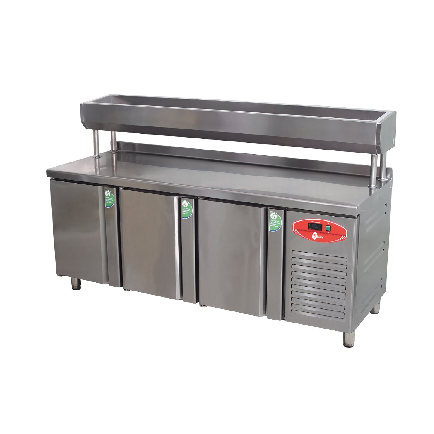 2 Door Pizza and Salad Preparation Refrigerator (-2+8)