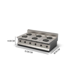 Electric Cooker With 6 Hot Plates