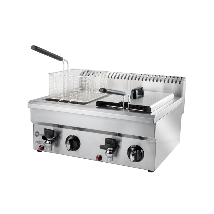 Class Serie 8+8 Liter Fryer with Gas