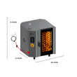 20 Convention Oven Touch Screen Electric