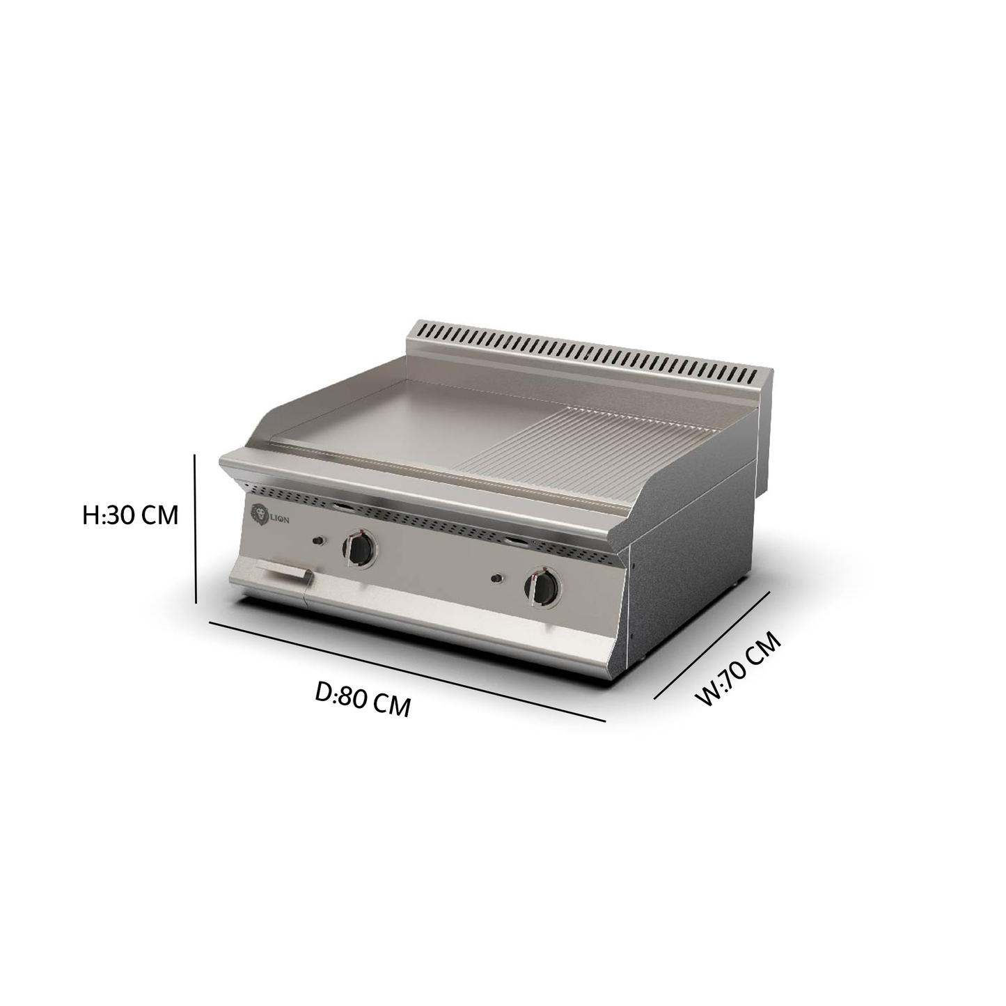 80' Gas Grill Plate