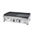 Star Serie 70 cm Half-Ribbed Casting Grill with Gas CE