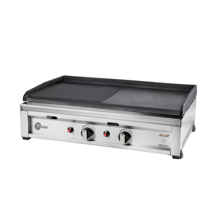 Star Serie 70 cm Half-Ribbed Casting Grill with Gas CE