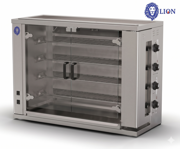 3 Gas Chicken Rotisserie Machines